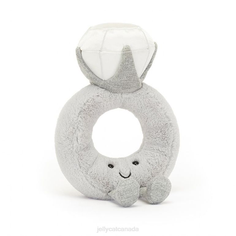 Jellycat Amuseable Diamond Ring Grey BV0TH530 Toy