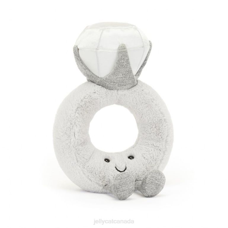 Jellycat Amuseable Diamond Ring Grey BV0TH535 Toy
