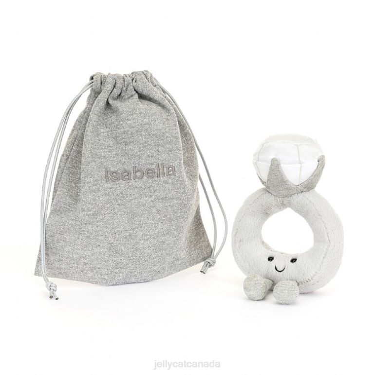 Jellycat Amuseable Diamond Ring Grey BV0TH535 Toy