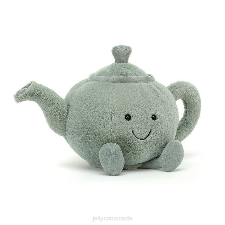 Jellycat Amuseable Teapot Green BV0TH71 Toy