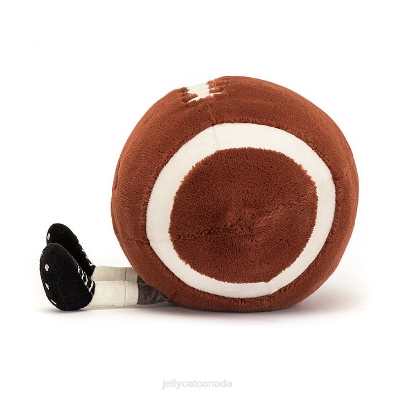 Jellycat Amuseable Sports American Football Brown and White BV0TH108 Toy