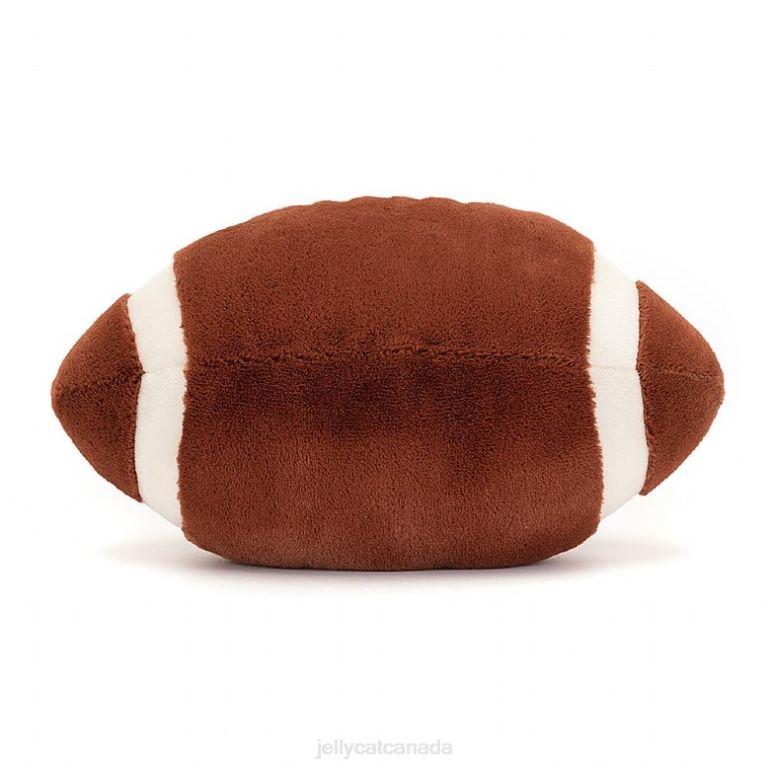 Jellycat Amuseable Sports American Football Brown and White BV0TH108 Toy