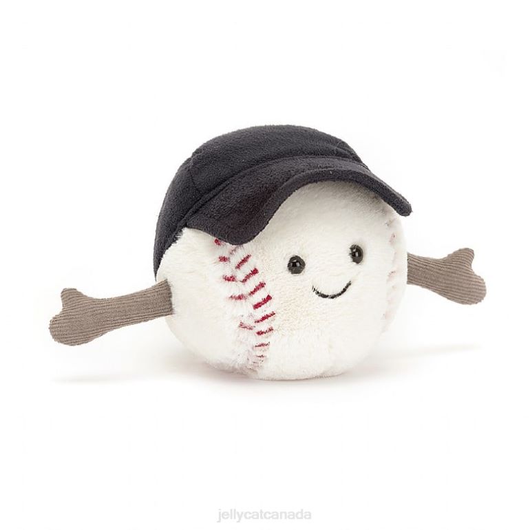 Jellycat Amuseable Sports Baseball White BV0TH76 Toy