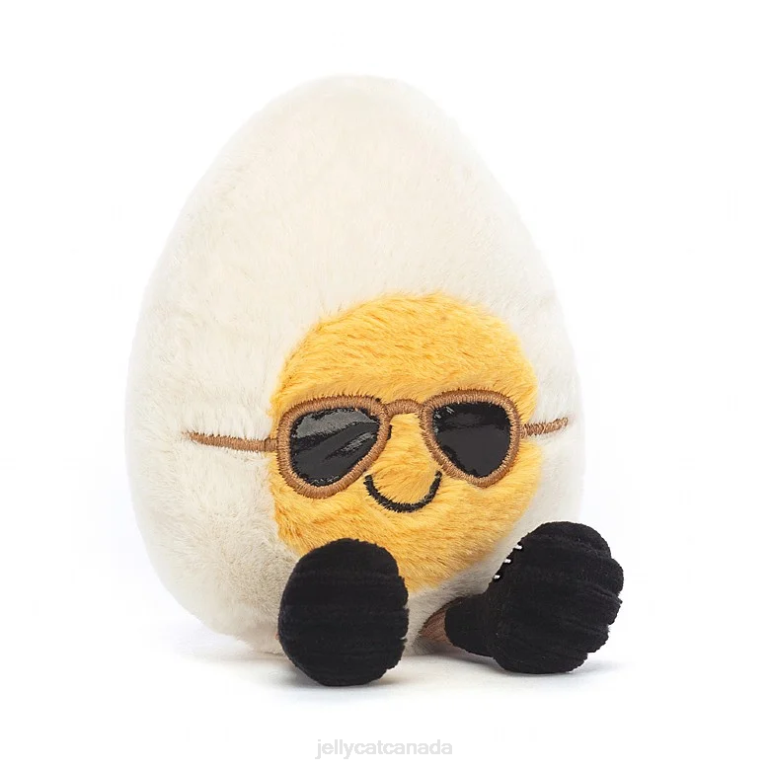 Jellycat Amuseable Boiled Egg Chic White and Yellow BV0TH55 Toy