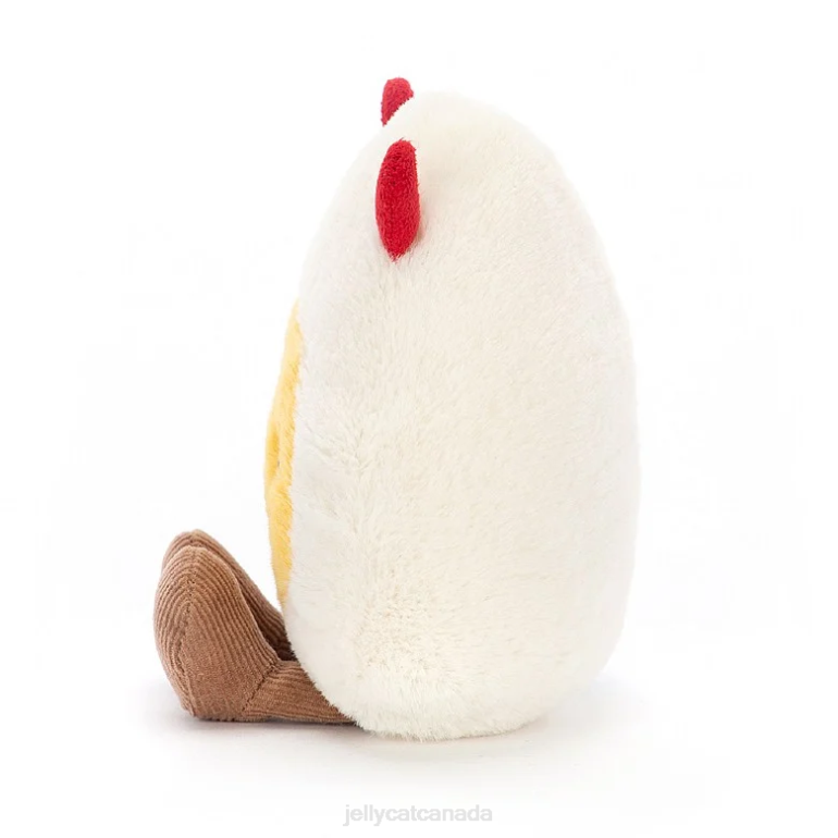 Jellycat Amuseable Boiled Egg Chic White and Yellow BV0TH55 Toy