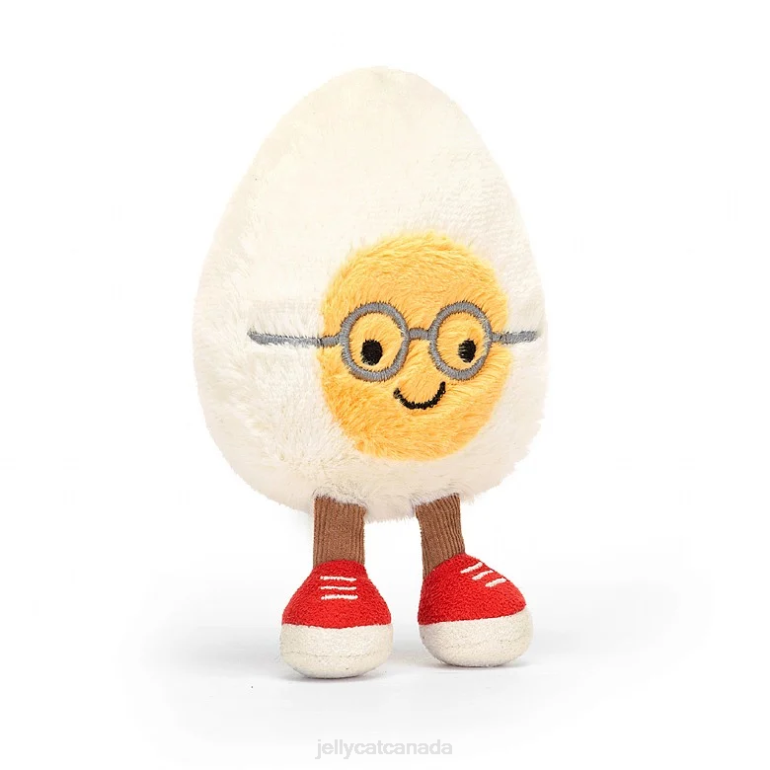 Jellycat Amuseable Boiled Egg Geek Yellow and Cream BV0TH32 Toy