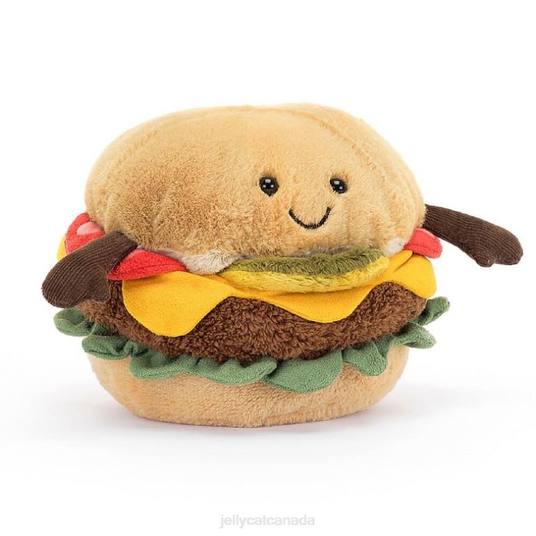 Jellycat Amuseable Burger Multi-colour BV0TH88 Toy