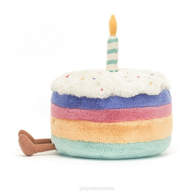 Jellycat Amuseable Rainbow Birthday Cake Multi-colour BV0TH286 Toy