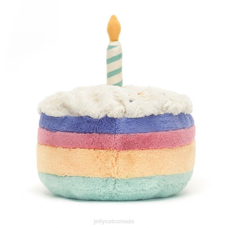 Jellycat Amuseable Rainbow Birthday Cake Multi-colour BV0TH286 Toy