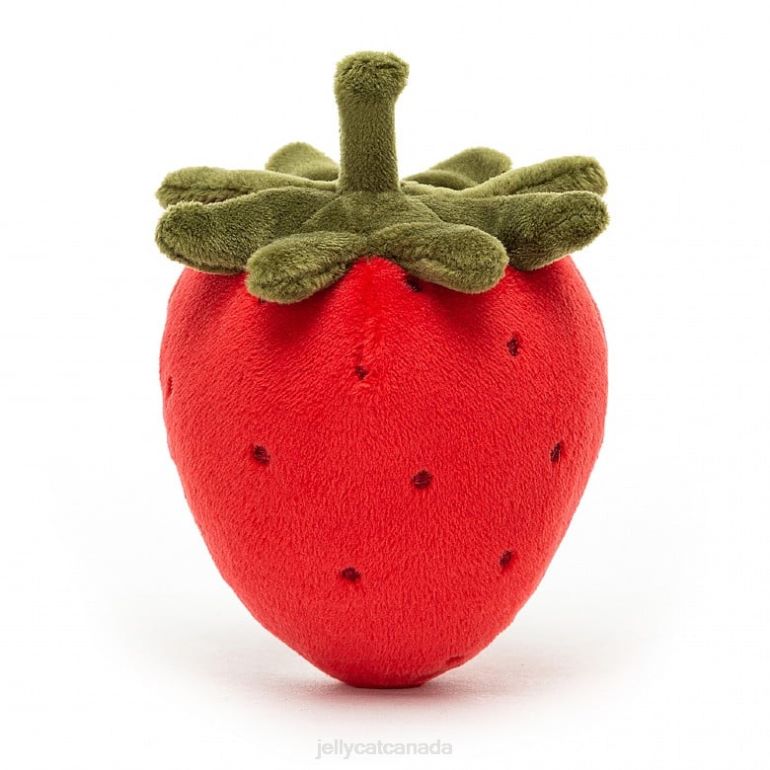 Jellycat Fabulous Fruit Strawberry Red BV0TH572 Toy