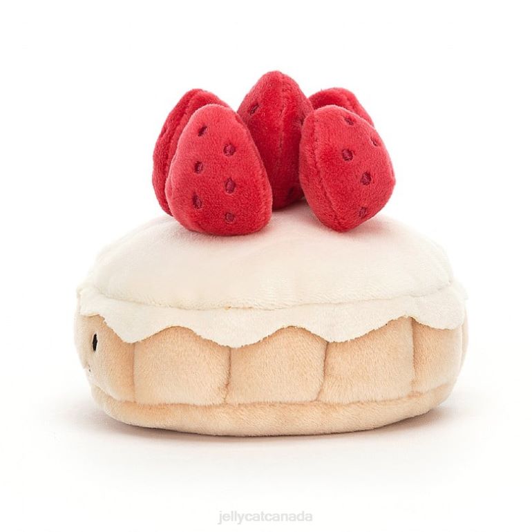 Jellycat Pretty Patisserie Tarte Aux Fraises Multi-colour BV0TH26 Toy