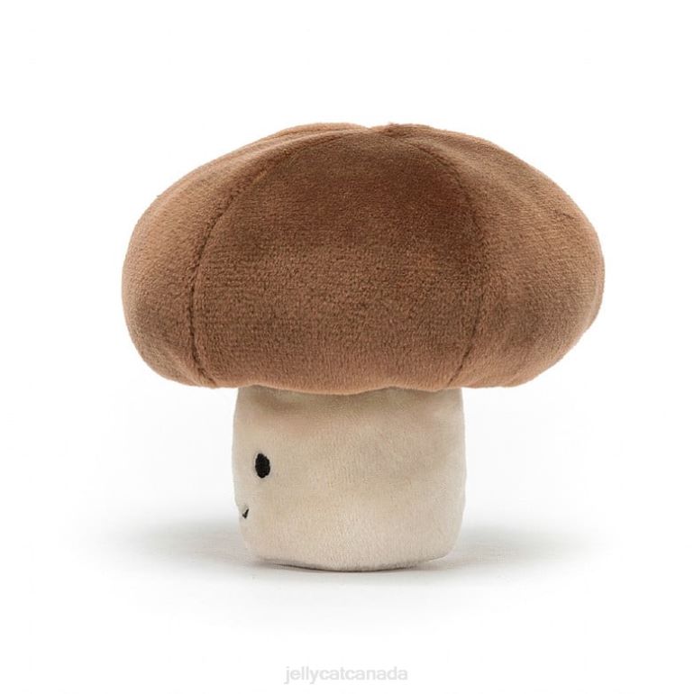 Jellycat Vivacious Vegetable Mushroom Grey BV0TH660 Toy