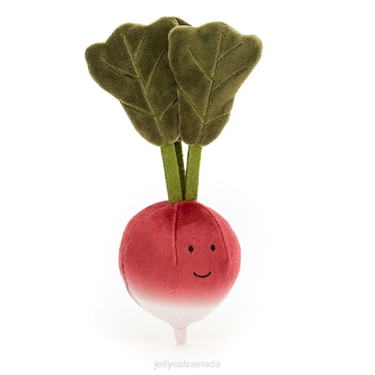 Jellycat Vivacious Vegetable Radish Red BV0TH662 Toy