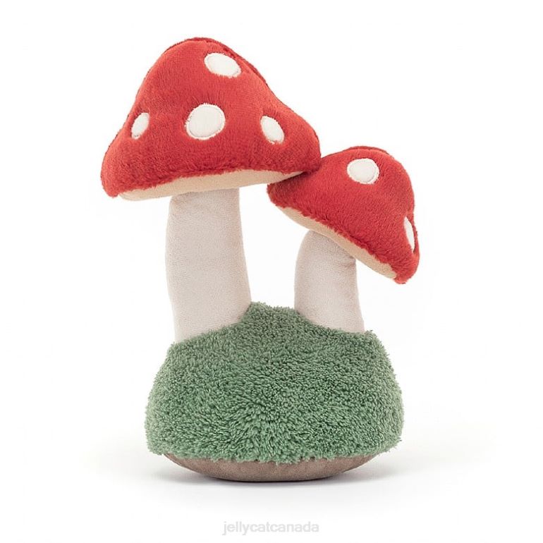 Jellycat Amuseable Pair of Toadstools Multi-colour BV0TH604 Toy