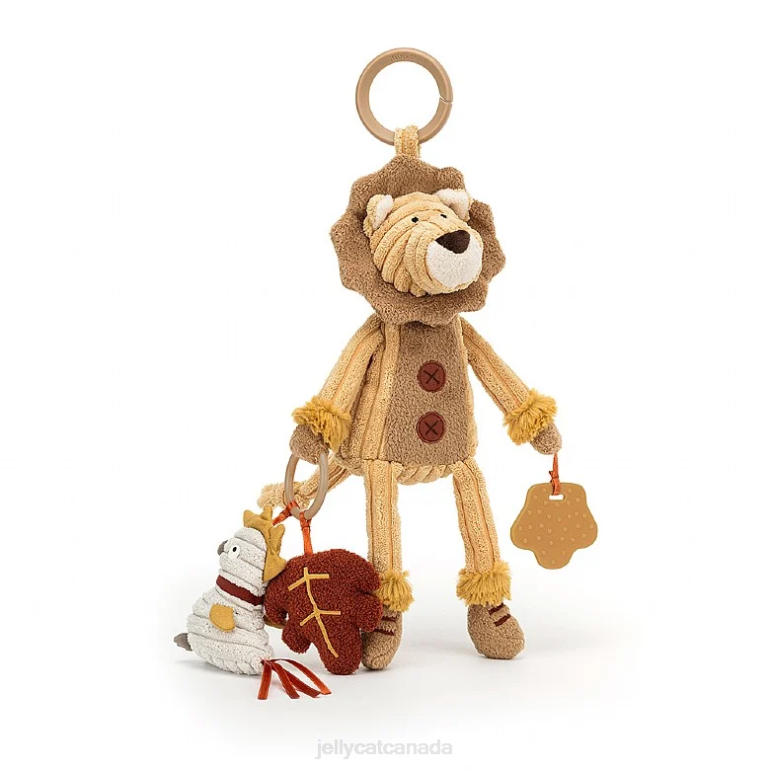 Jellycat Cordy Roy Lion Activity Toy Yellow BV0TH748 Toy