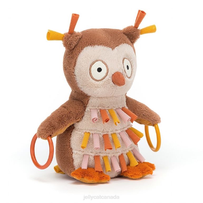 Jellycat Happihoop Owl Multi-colour BV0TH717 Toy