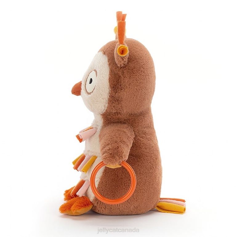 Jellycat Happihoop Owl Multi-colour BV0TH717 Toy