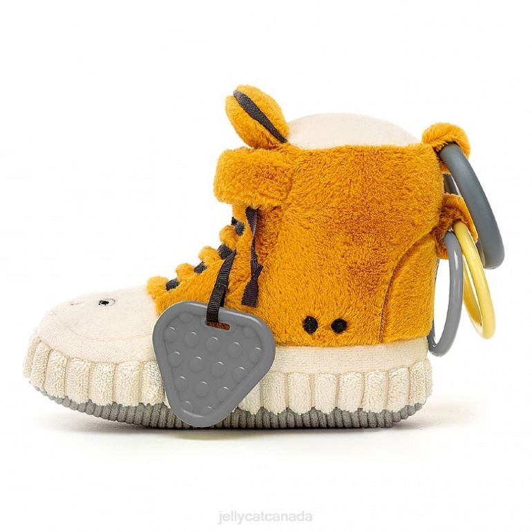 Jellycat Kicketty Sneaker Activity Toy Multi-colour BV0TH773 Toy