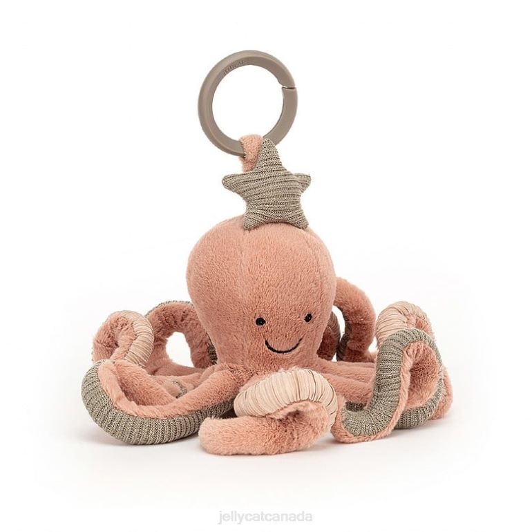 Jellycat Odell Octopus Activity Toy Apricot BV0TH774 Toy