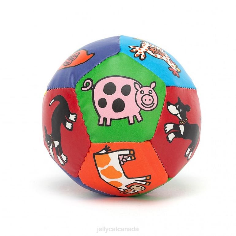 Jellycat Farm Tails Boing Ball Multi-colour BV0TH752 Toy Jellycat Farm Tails Boing Ball Multi-colour BV0TH752 Toy