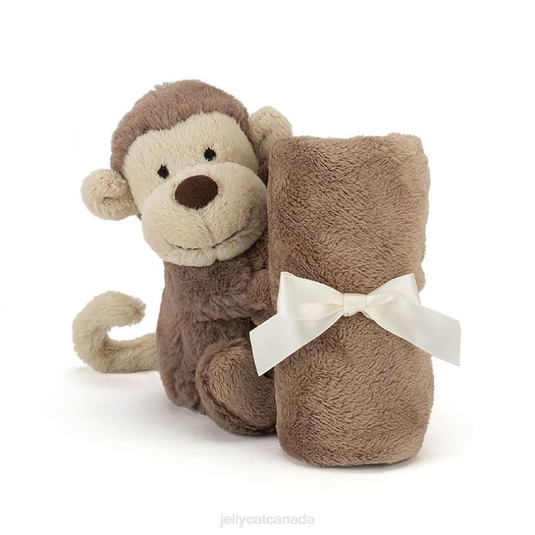 Jellycat Bashful Monkey Soother Brown BV0TH653 Toy