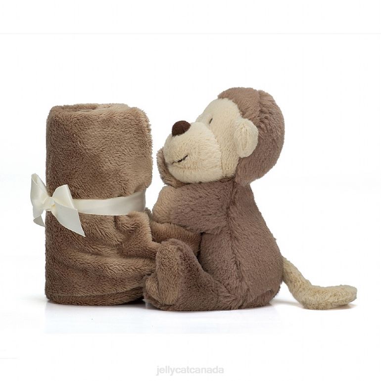 Jellycat Bashful Monkey Soother Brown BV0TH653 Toy