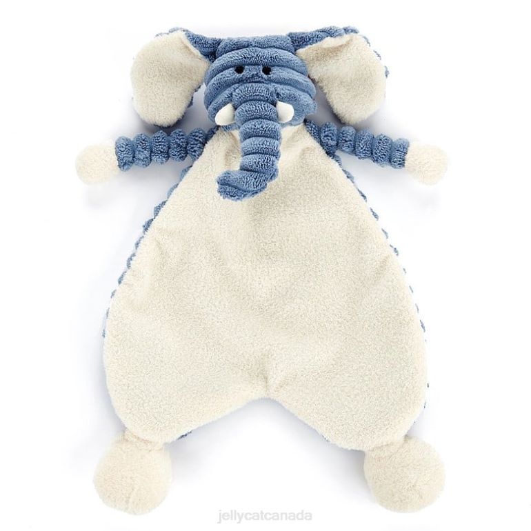 Jellycat Cordy Roy Baby Elephant Soother Blue BV0TH654 Toy