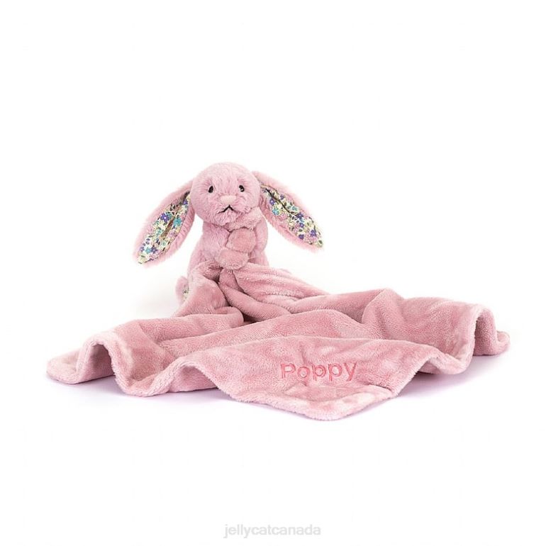 Jellycat Personalised Blossom Tulip Bunny Soother Pink BV0TH328 Toy