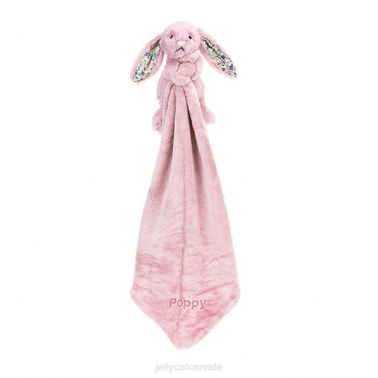 Jellycat Personalised Blossom Tulip Bunny Soother Pink BV0TH328 Toy