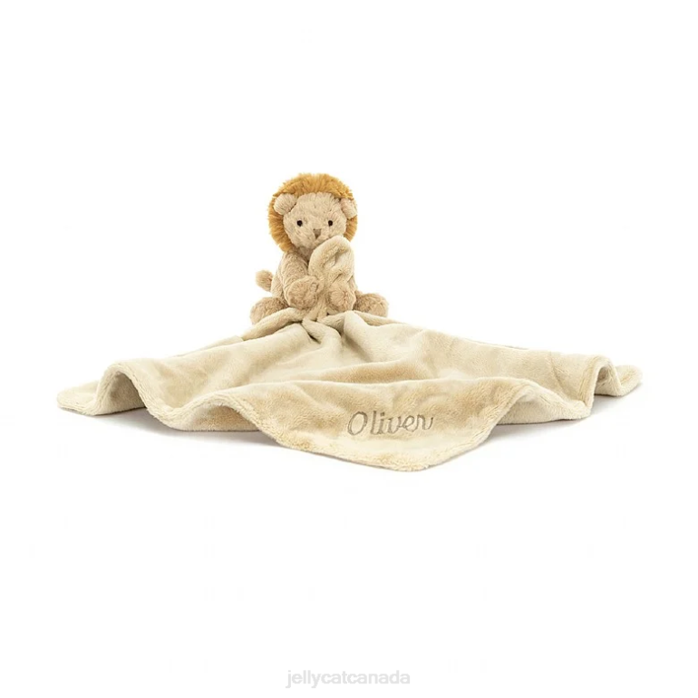 Jellycat Personalised Fuddlewuddle Lion Soother Yellow BV0TH180 Toy