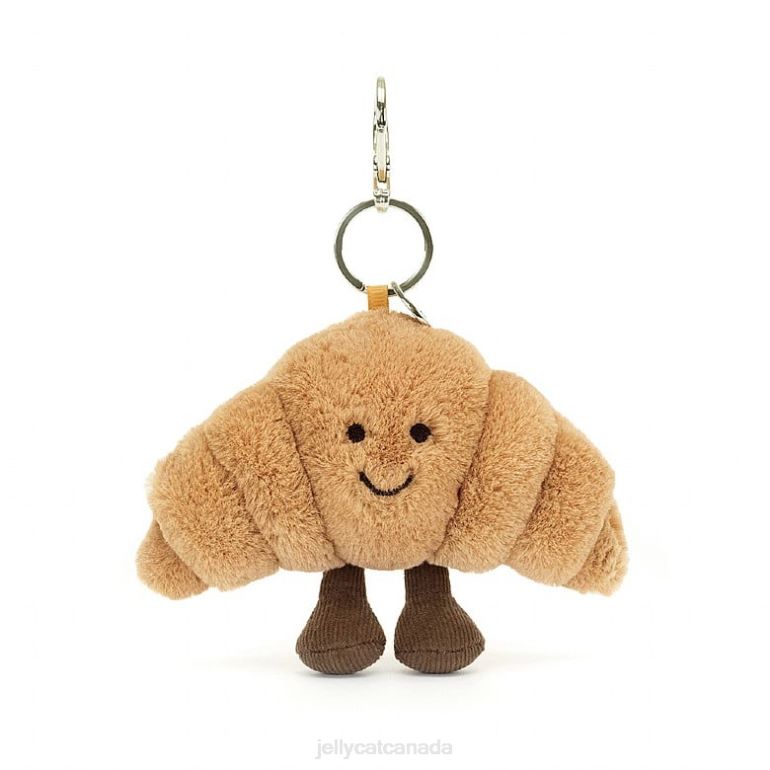 Jellycat Amuseable Croissant Bag Charm Beige BV0TH17 Accessory