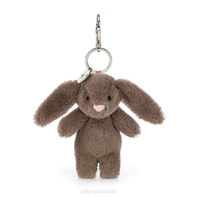 Jellycat Bashful Bunny Truffle Bag Charm Brown BV0TH560 Accessory
