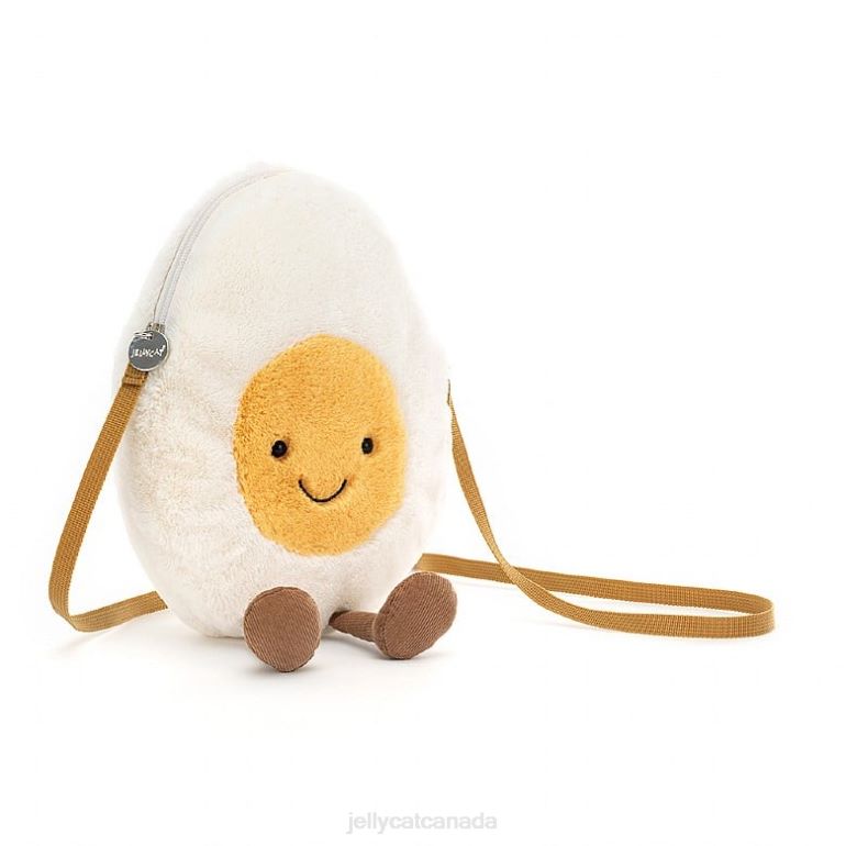 Jellycat Amuseable Happy Boiled Egg Bag Cream BV0TH99 Bag