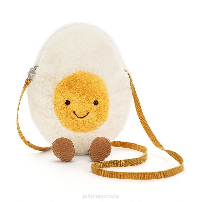 Jellycat Amuseable Happy Boiled Egg Bag Cream BV0TH99 Bag