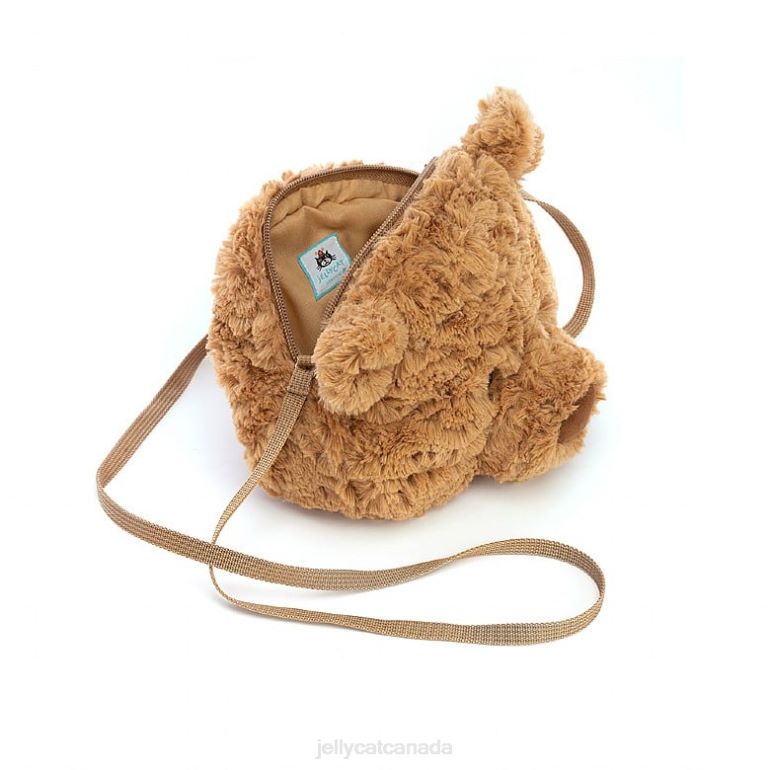 Jellycat Bartholomew Bear Bag Brown BV0TH670 Bag