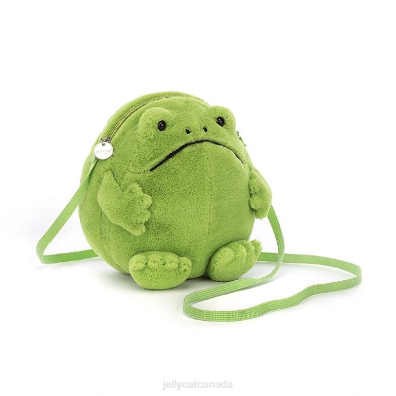 Jellycat Ricky Rain Frog Bag Green BV0TH118 Bag