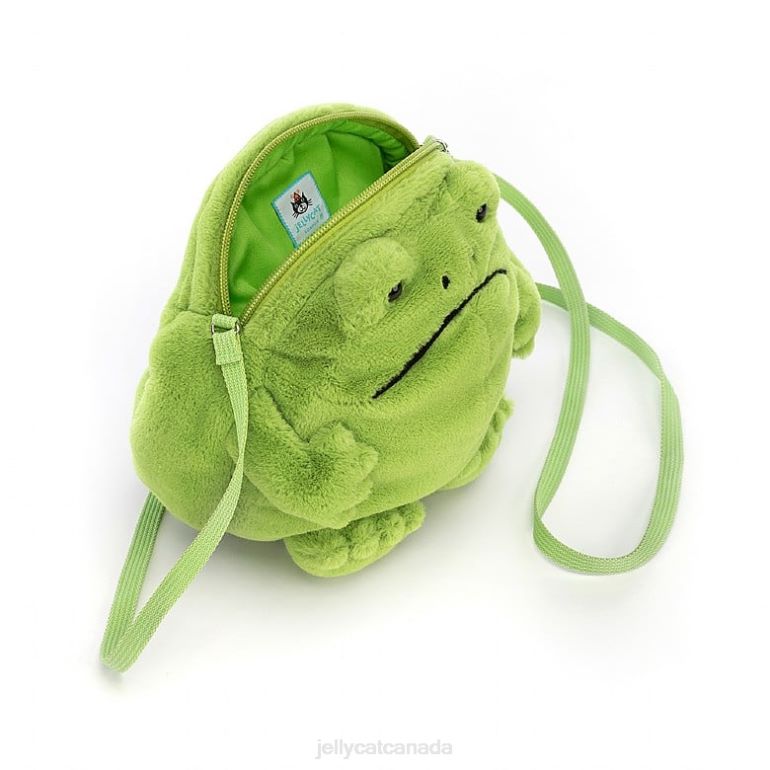 Jellycat Ricky Rain Frog Bag Green BV0TH118 Bag