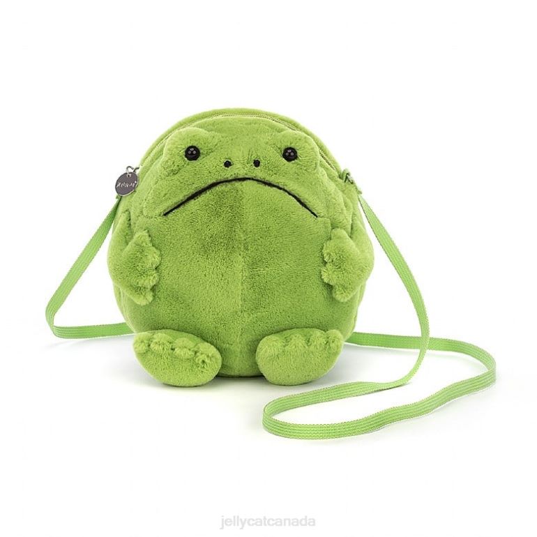 Jellycat Ricky Rain Frog Bag Green BV0TH118 Bag