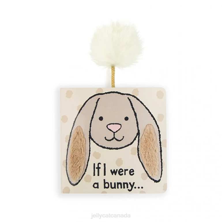 Jellycat If I Were A Bunny Book and Bashful Bunny Beige BV0TH711 Book