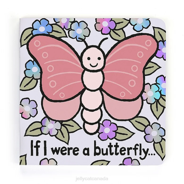 Jellycat If I Were A Butterfly Book Multi-colour BV0TH756 Book