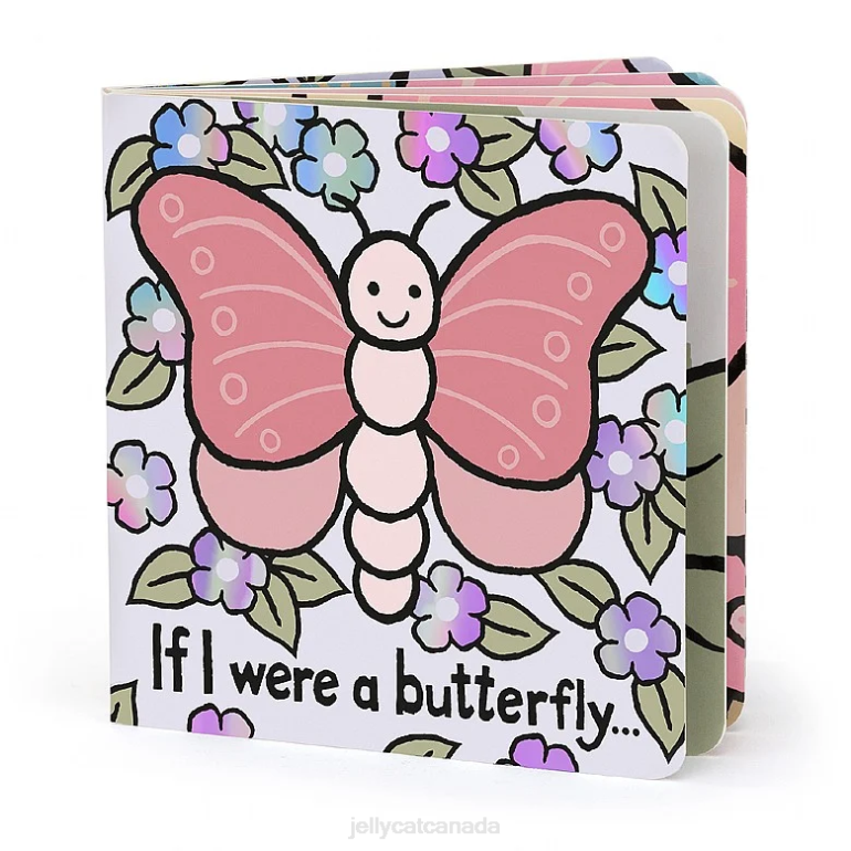 Jellycat If I Were A Butterfly Book Multi-colour BV0TH756 Book
