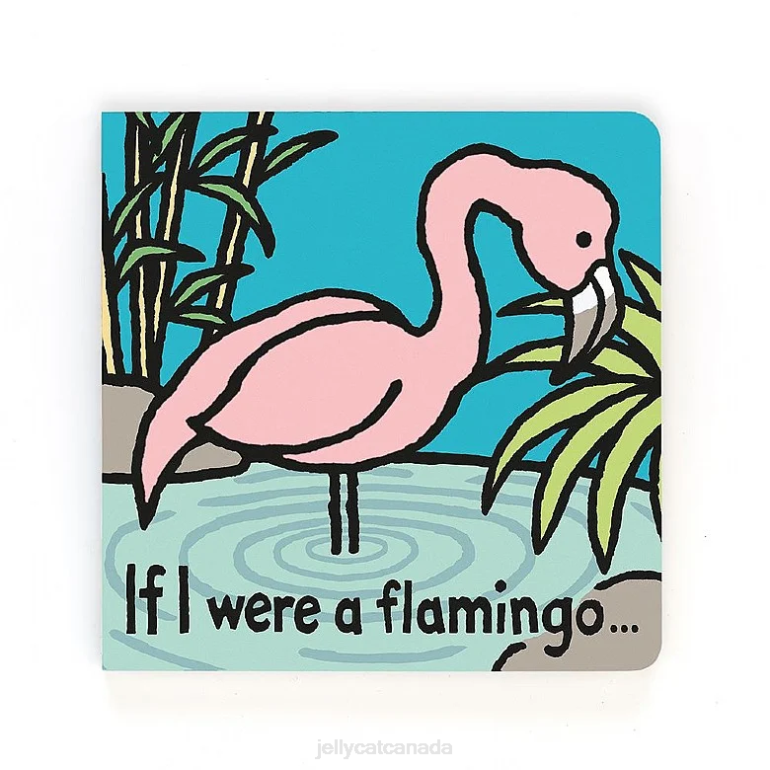 Jellycat If I Were A Flamingo Book Multi-colour BV0TH788 Book
