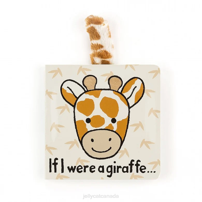 Jellycat If I Were A Giraffe Book and Bashful Giraffe Orange BV0TH733 Book
