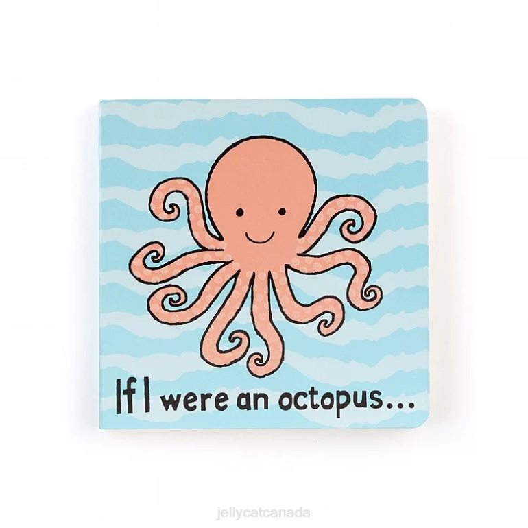 Jellycat If I Were An Octopus Book Multi-colour BV0TH760 Book