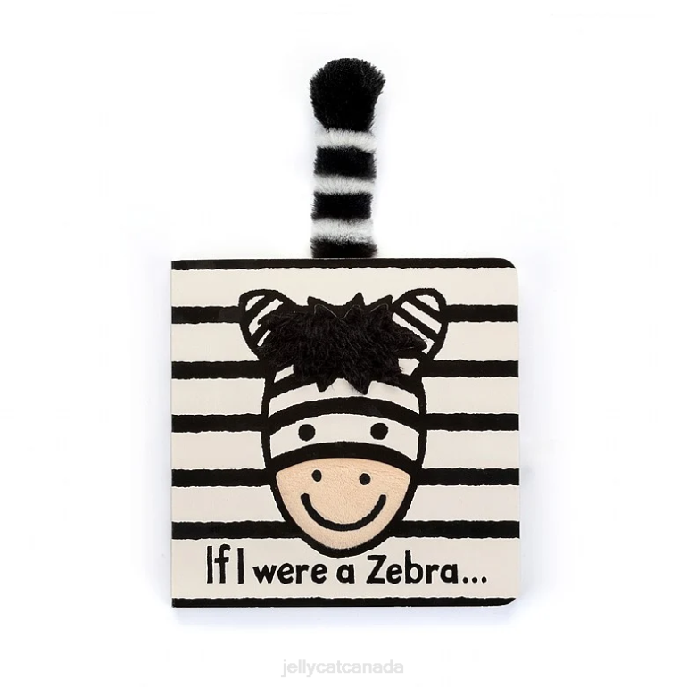 Jellycat If I were a Zebra Board Book Multi-colour BV0TH776 Book