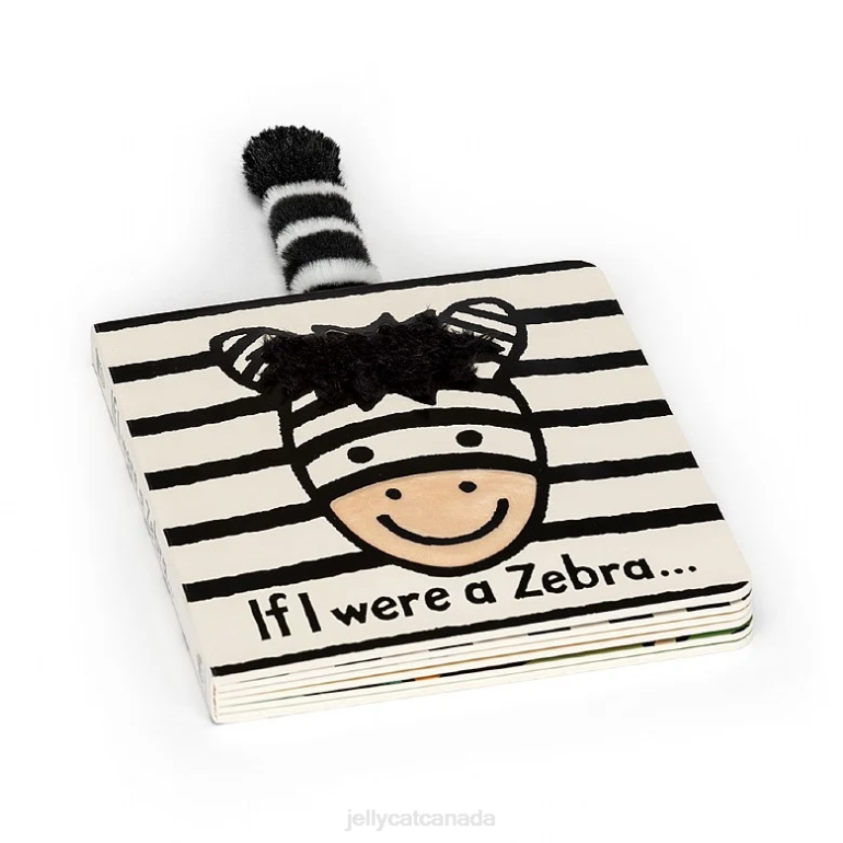 Jellycat If I were a Zebra Board Book Multi-colour BV0TH776 Book