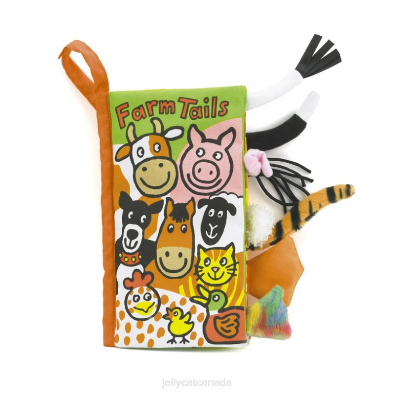 Jellycat Farm Tails Book Multi-colour BV0TH757 Book