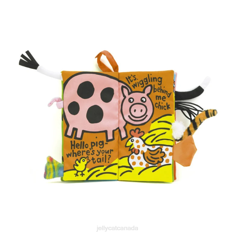 Jellycat Farm Tails Book Multi-colour BV0TH757 Book