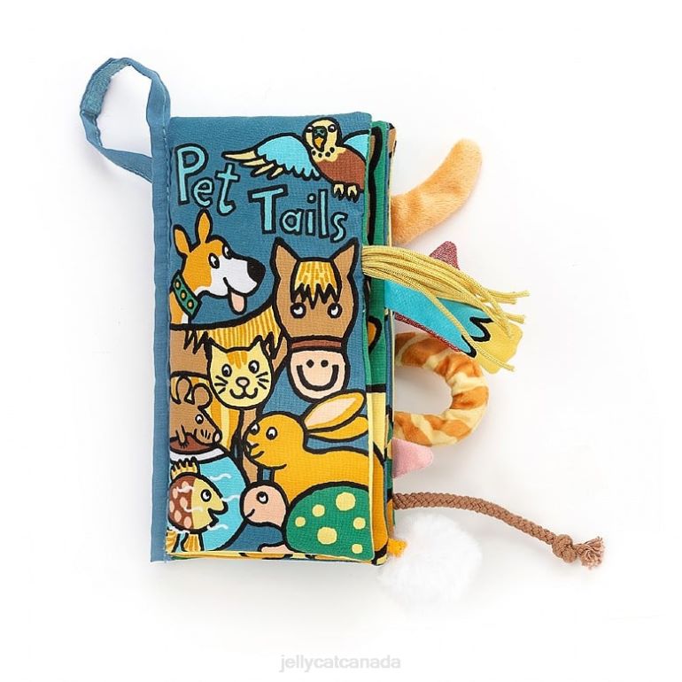 Jellycat Pet Tails Book Multi-colour BV0TH731 Book