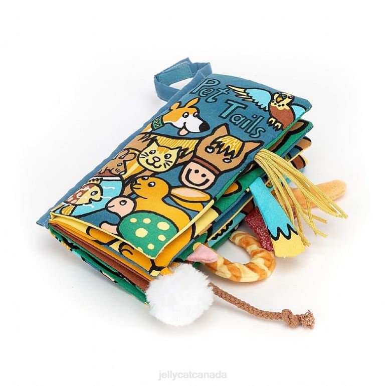 Jellycat Pet Tails Book Multi-colour BV0TH731 Book
